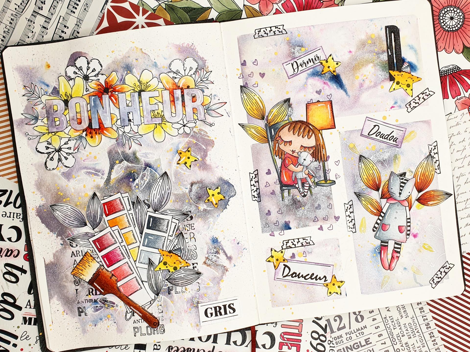 Art Journal ABCdaire Lettre D