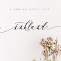 Inkland script font 1