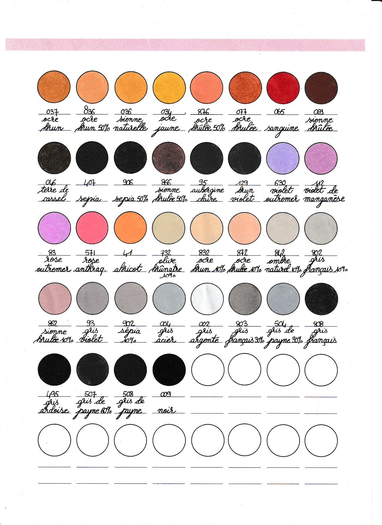 Nuancier Luminance de Caran d'Ache 2