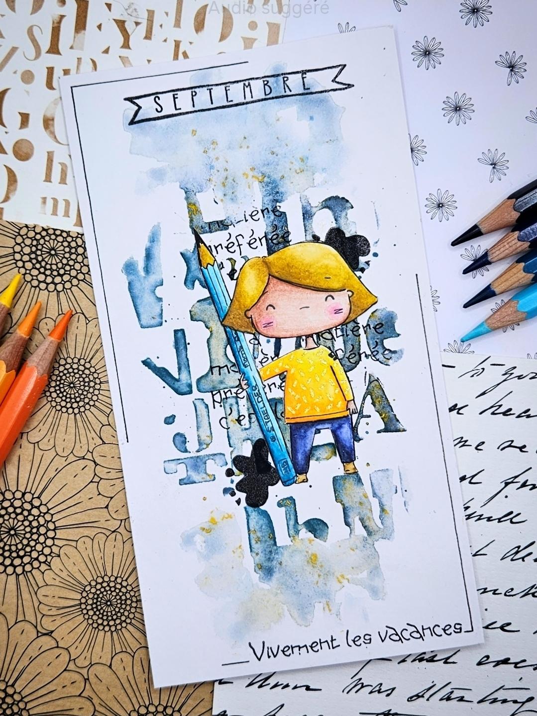 Art Journal - Page de garde de septembre 2026 avec Rita Rita