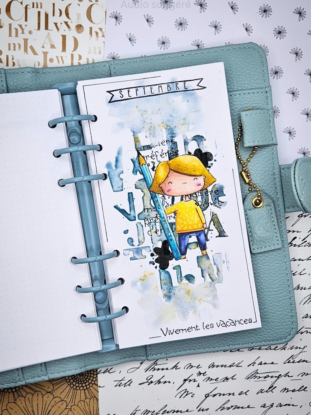 Détail de la page de garde Art Journal de septembre 2026