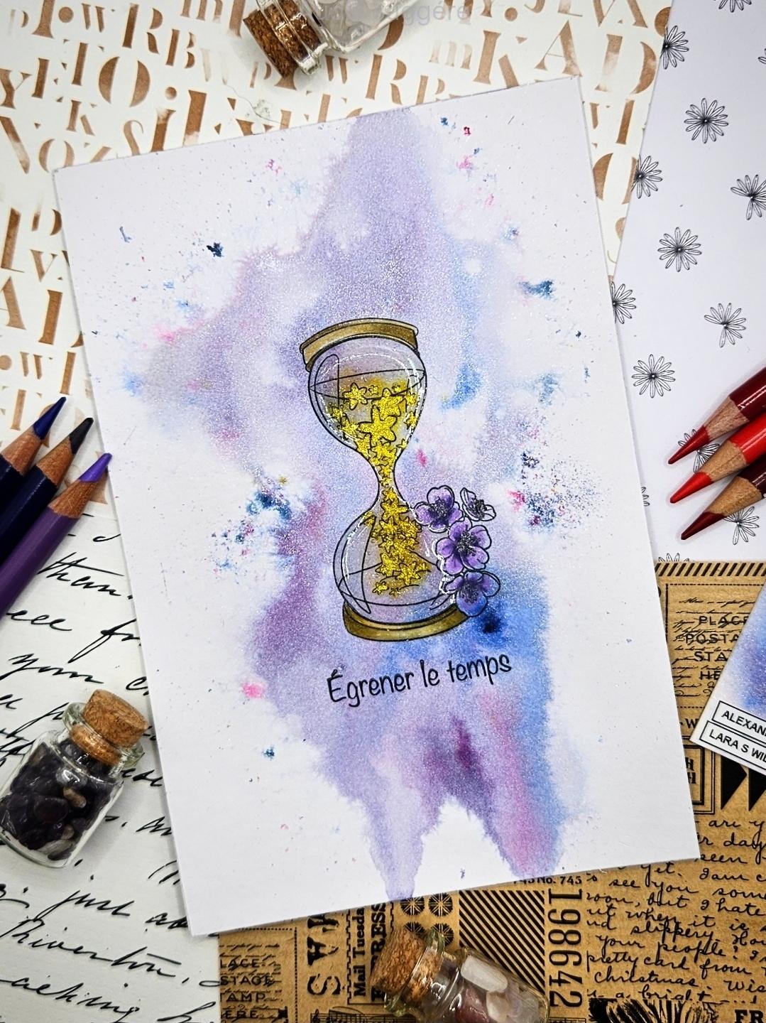 Détail de la page Il était temps – Marlene Arts