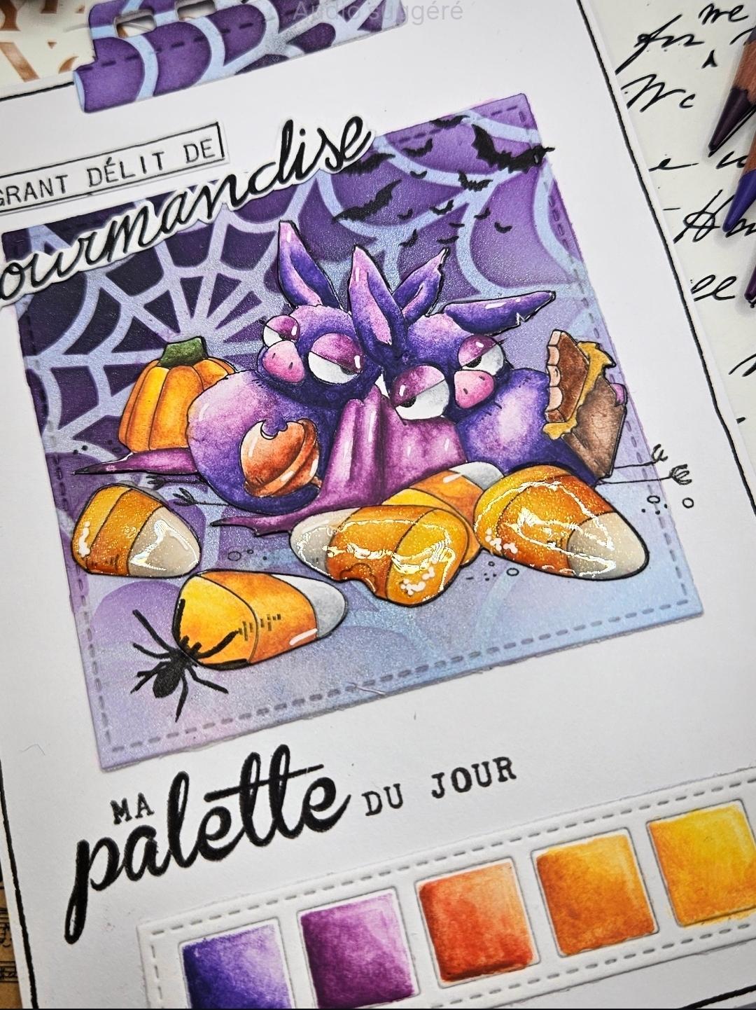 Détail de la page ColorBook spéciale Halloween – Marlene Arts