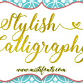 Stylish calligraphy